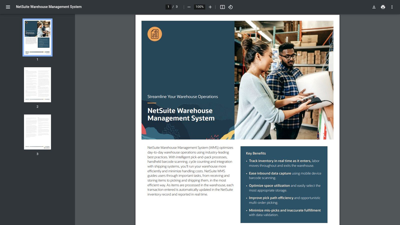 NetSuite WMS