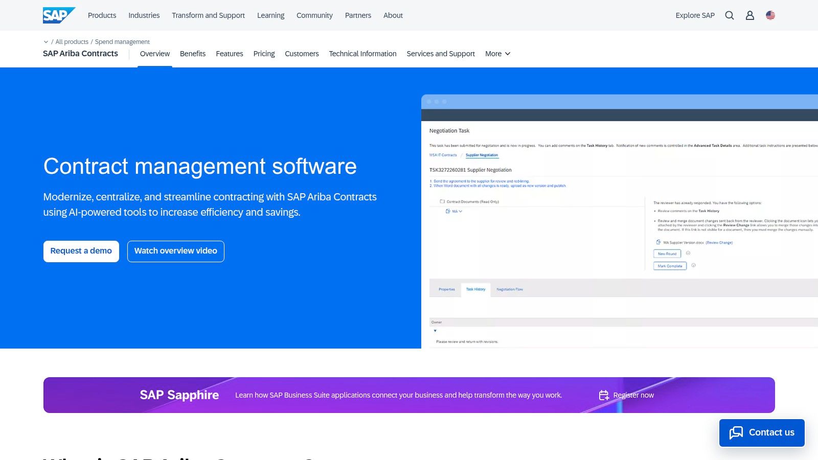SAP Ariba Contracts