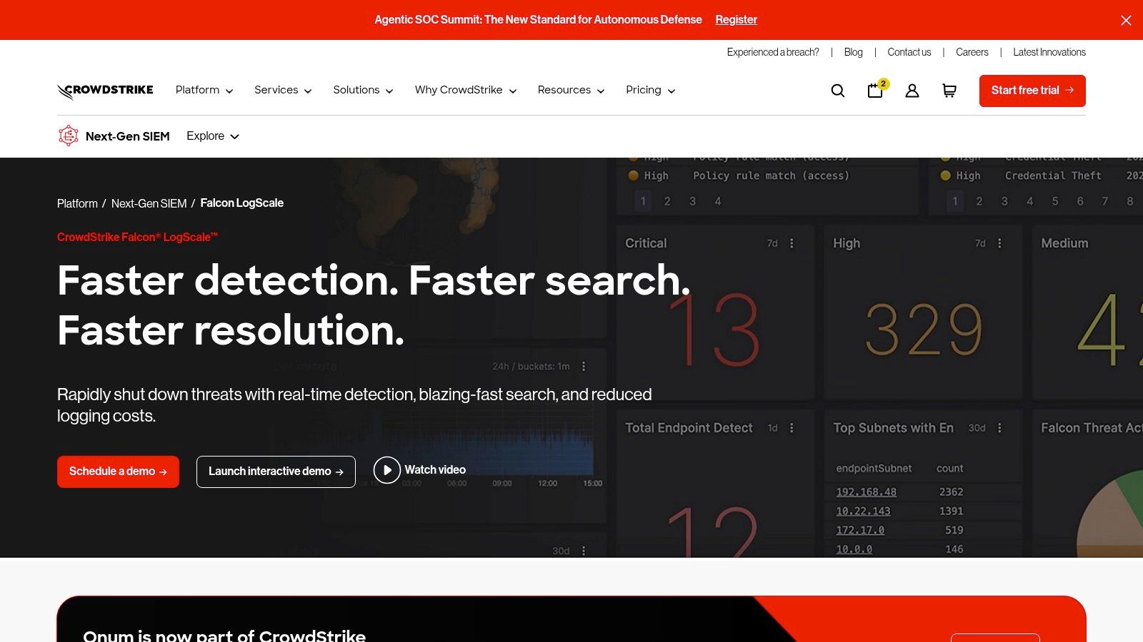 CrowdStrike Falcon LogScale (formerly Humio)